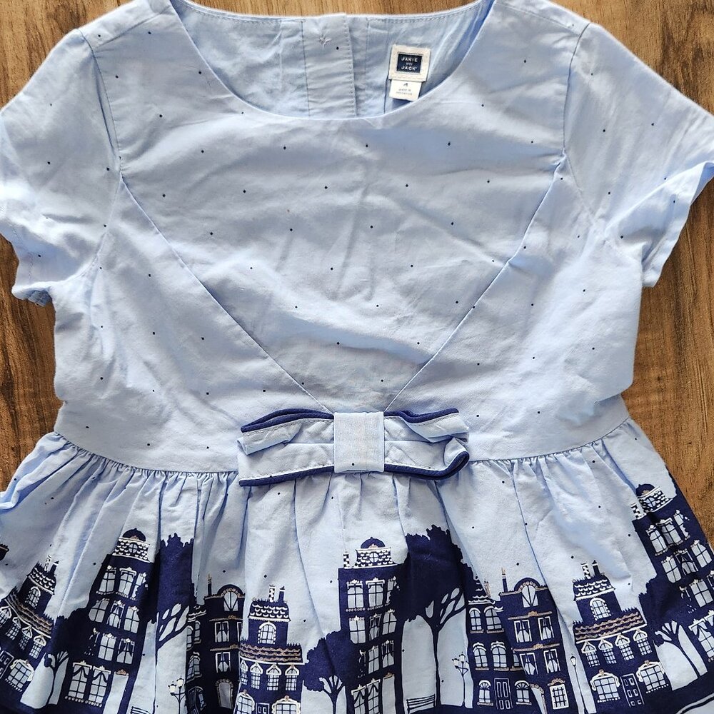 Janie and jack girls city border top